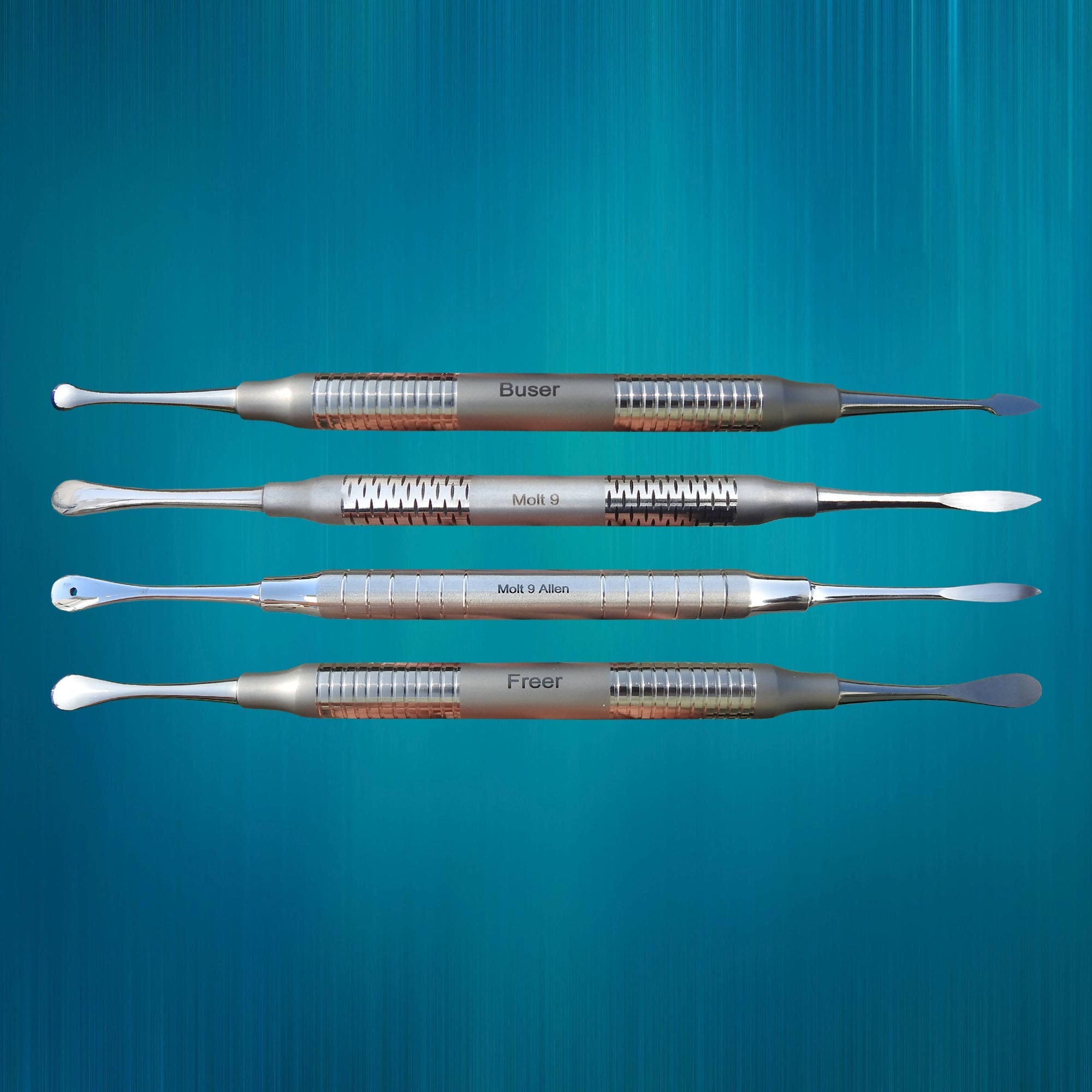 Comprehensive Guide to Periosteal Elevators: Molt 9, Molt 9 Allen, Freer, and Buser Instruments Explained