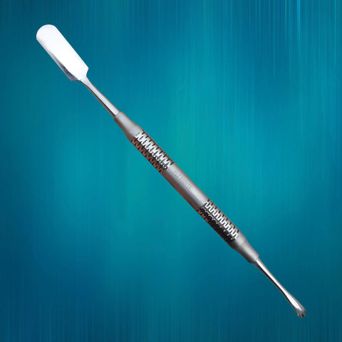 Double-ended Prichard elevator for gum tissue management in dental surgery