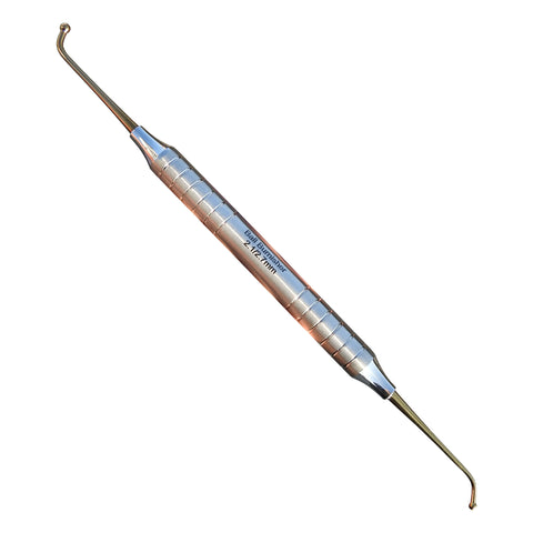 Dentist using a ball burnisher to refine filling margins