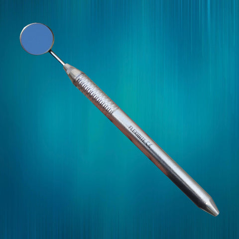 Front surface dental mirror for clear intraoral visibility
