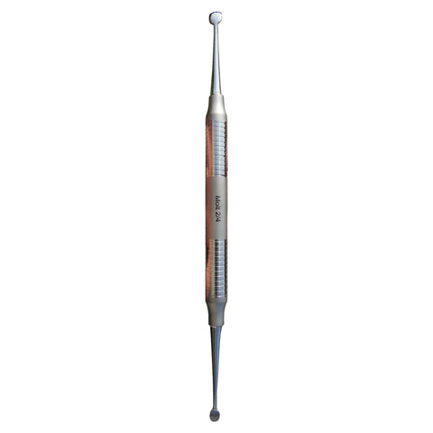 Molt periosteal elevator in use during dental flap surgery